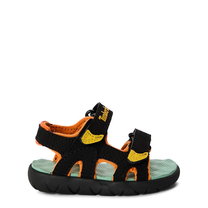 Timberland  Kids Black ' Backstrap Flat Sandals in Size C8.5, Sports Direct