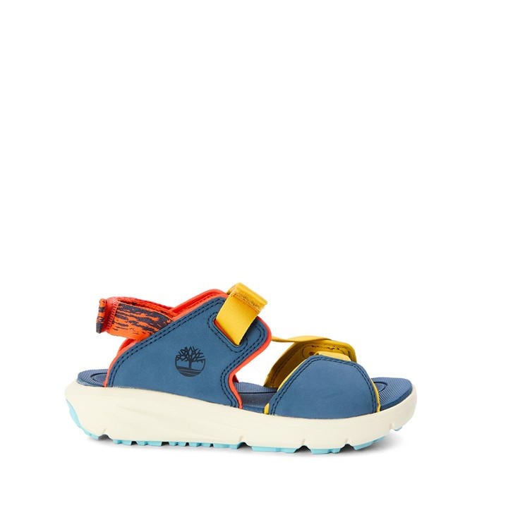 Timberland  Kids Yellow ' Motion Dune Backstrap Flat Sandals in Size 1.5, Sports Direct