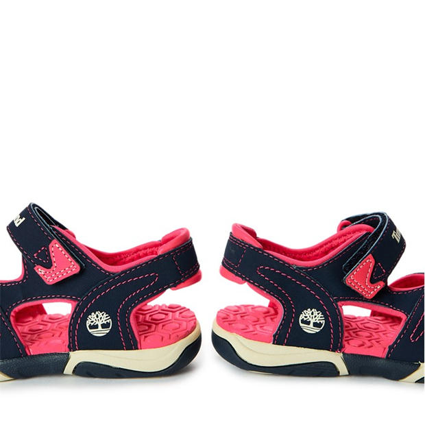 Navy - Timberland - Unisex Kids' Backstrap Flat Sandals