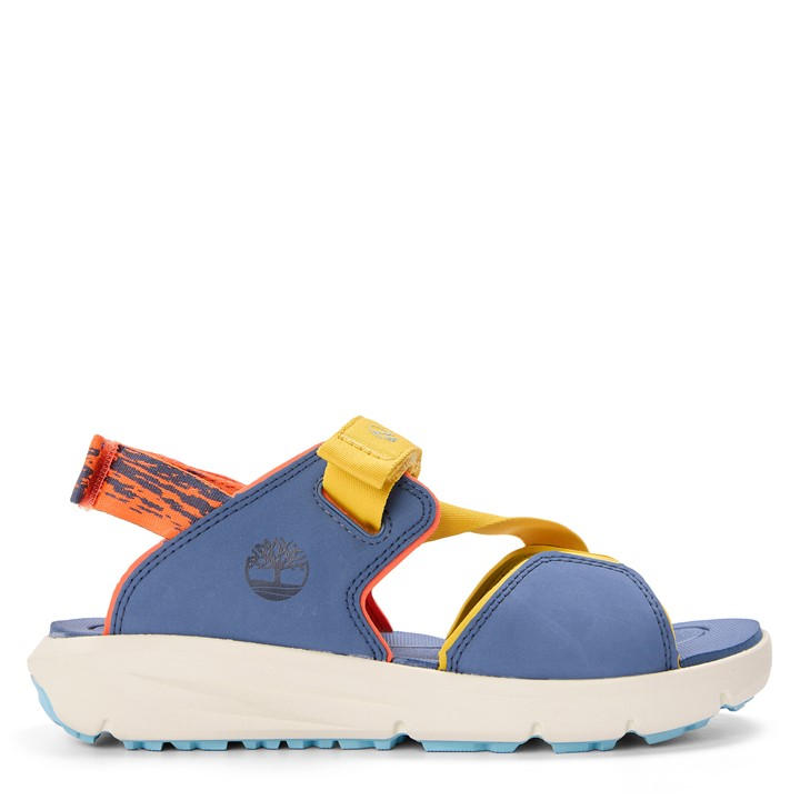 Timberland Men's Yellow Backstrap Flat Sandals in Size 3.5, Sports Direct
