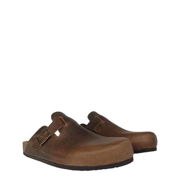 Brown Leather - Jack Wills - Mule Sandals Mens
