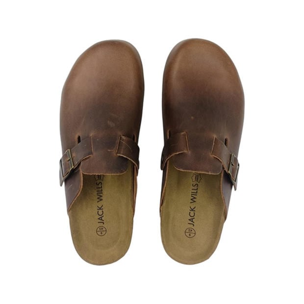 Brown Leather - Jack Wills - Mule Sandals Mens