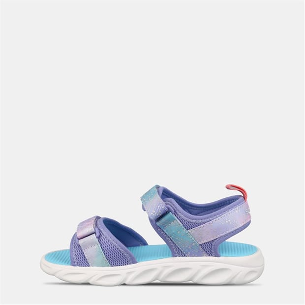 Lilac Stars - Slazenger - Light Up Sole Sandals Juniors