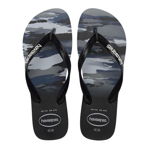 Havaianas - Men's Top Camu Black Flip Flops