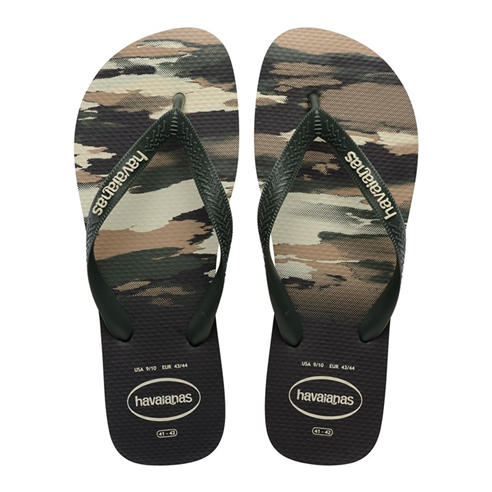 Havaianas - Men's Top Camu Black Flip Flops