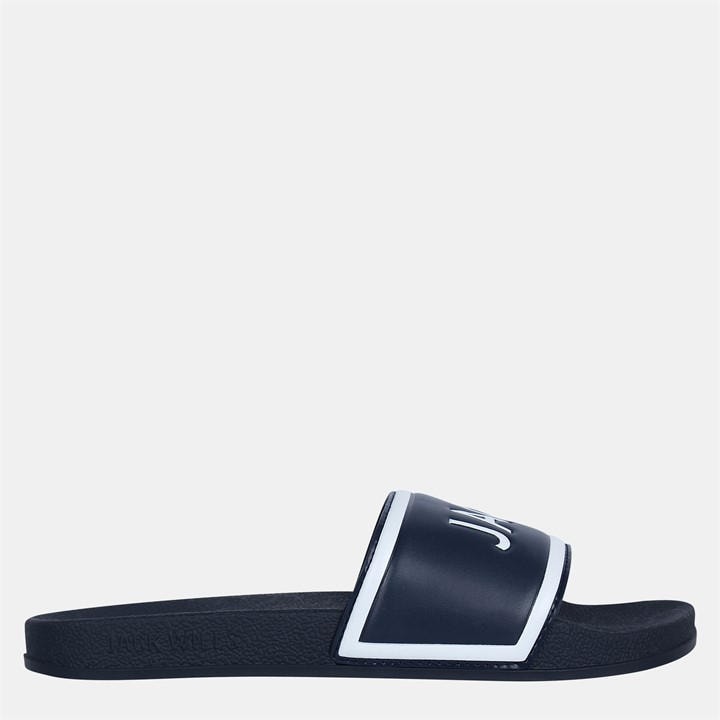 Jack Wills Men's Blue Jack Logo Sliders in Size 7.5, Sports Direct