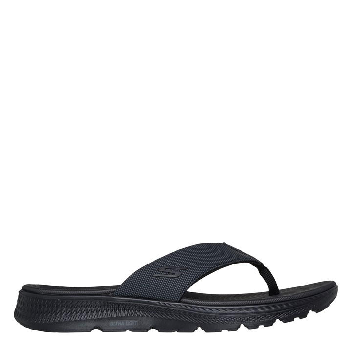 Skechers Men's Black Flip Flops in Size 10, Sports Direct