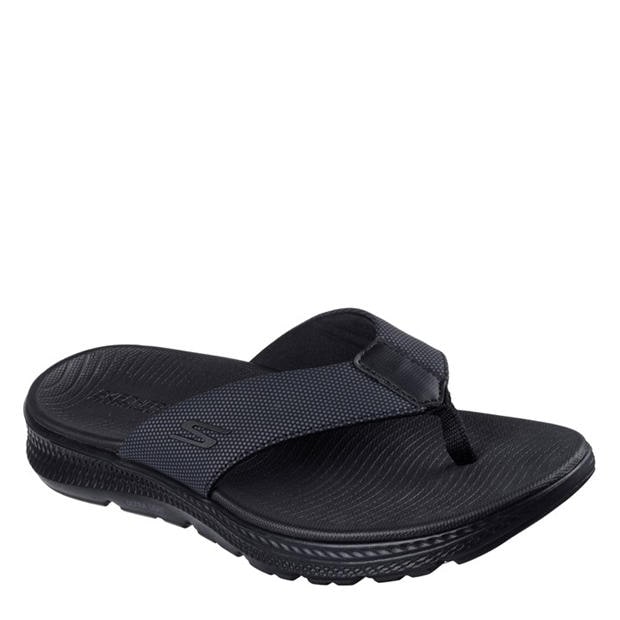 Black/Black - Skechers - Men's Flip Flops