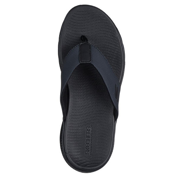 Black/Black - Skechers - Men's Flip Flops