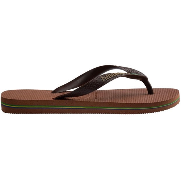 Rust/Coffee - Havaianas - Brasil Logo Flip Flops