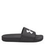Black/Blk/White - Under Armour - Men's Pool Sliders