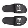 Black/Blk/White - Under Armour - Men's Pool Sliders