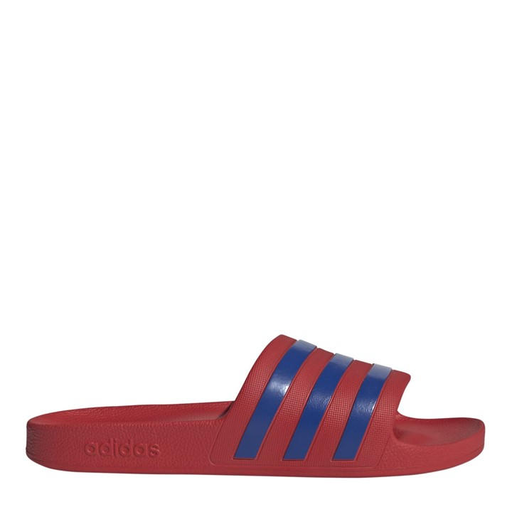 Adidas Men's Red Adilette Aqua Slider in Size 5, Sports Direct