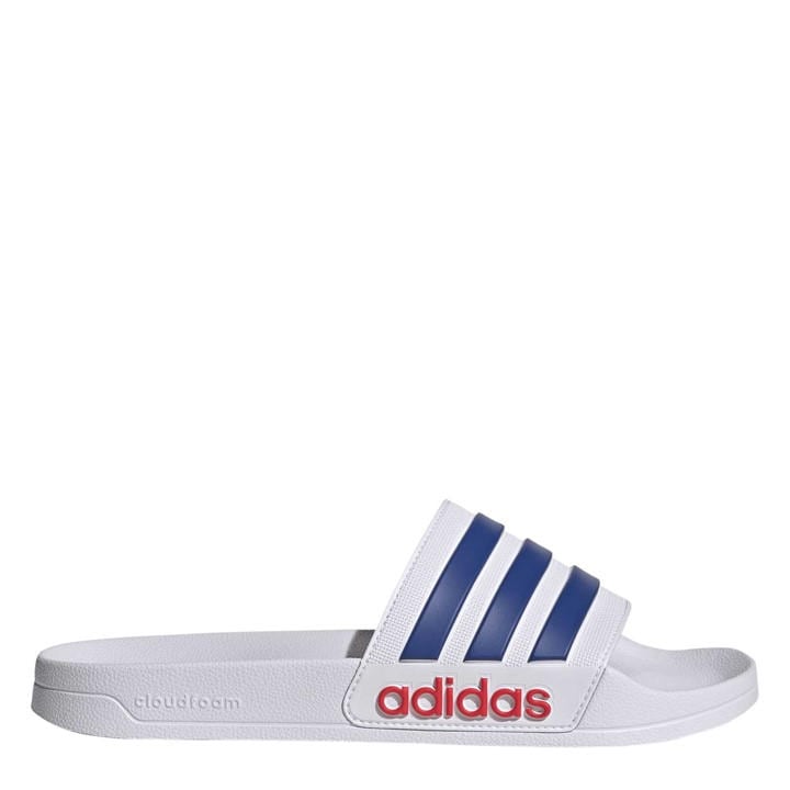 Adidas Men's White Adilette Shower Slider in Size 13, Sports Direct