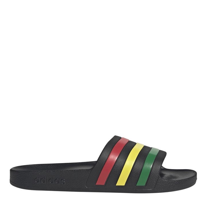Adidas  Black Adilette Aqua Slide Mens in Size 9, Sports Direct