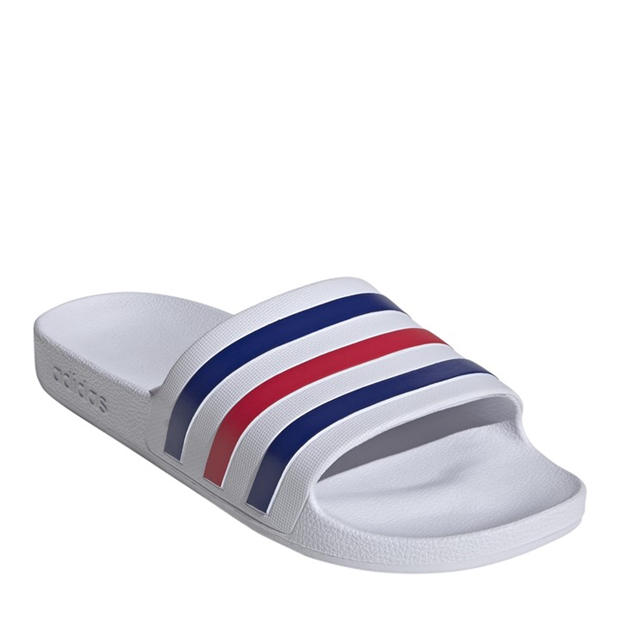 Wht/Red/Blue - adidas - Adilette Aqua Slide Mens