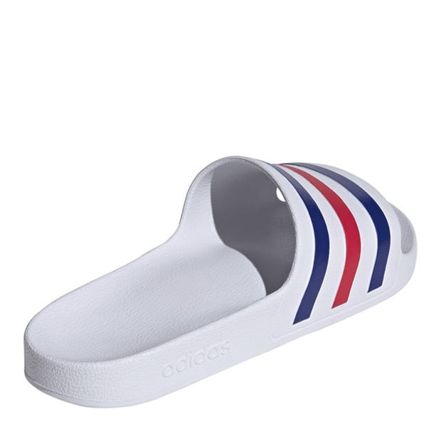 Wht/Red/Blue - adidas - Adilette Aqua Slide Mens