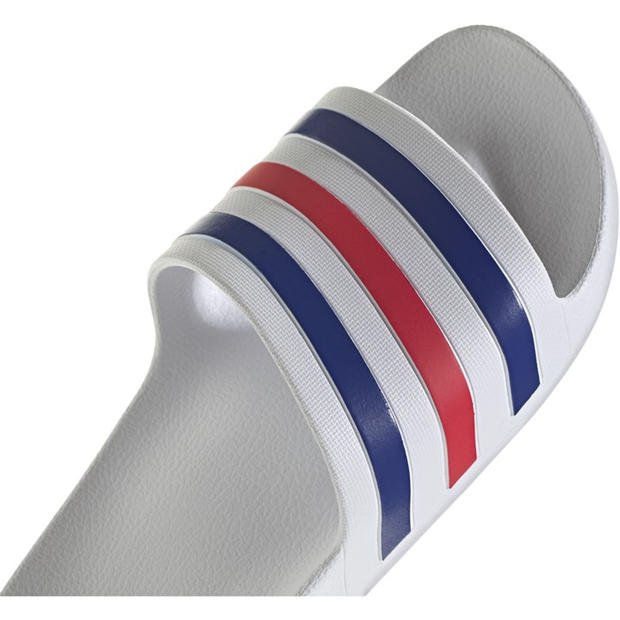 Wht/Red/Blue - adidas - Adilette Aqua Slide Mens