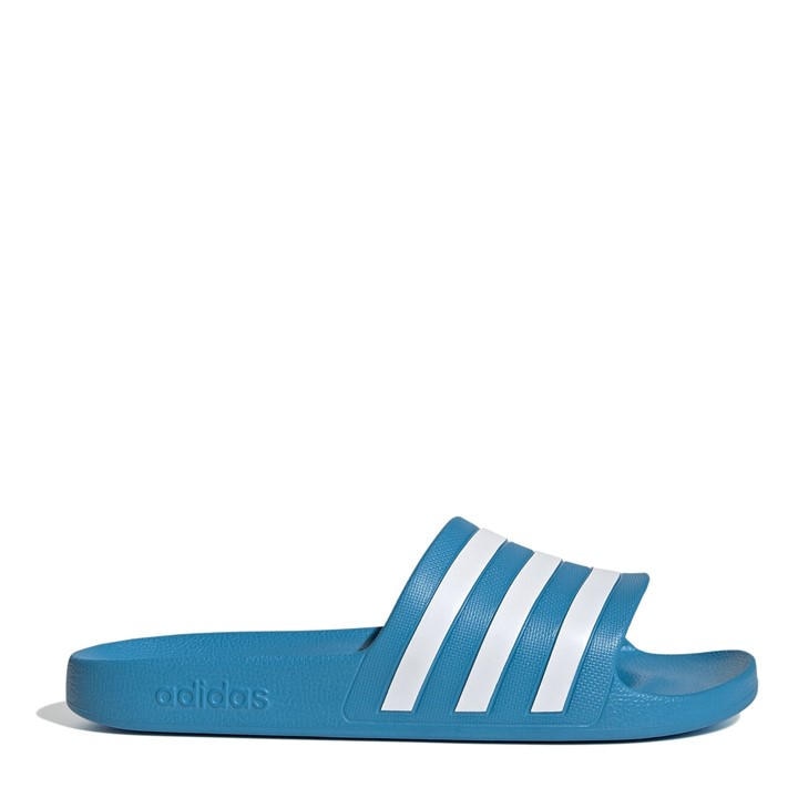 Adidas  Blue Adilette Aqua Slide Mens in Size 12, Sports Direct