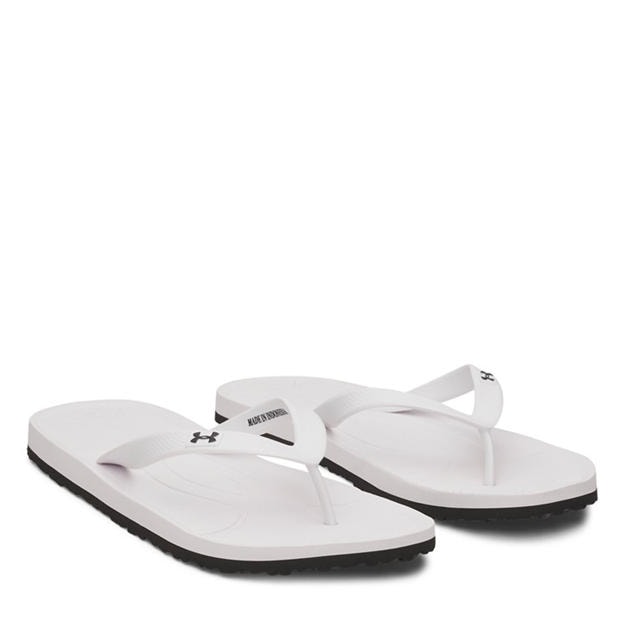 White/Black - Under Armour - Men's Pool Sliders