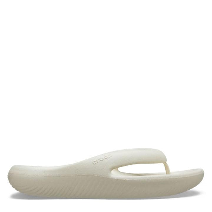 Crocs Men's Beige Mlw Rcvry Flip Flops in Size 8, Sports Direct