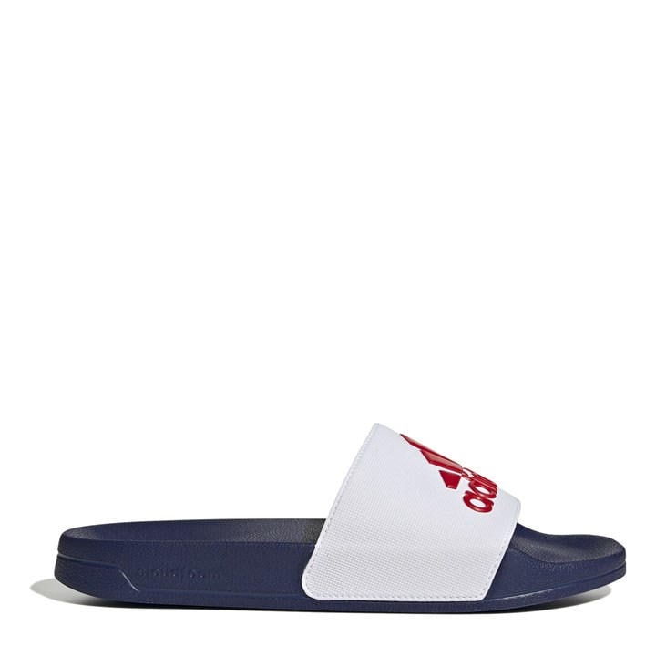 Adidas  Blue Adilette Shower Slides in Size 7, Sports Direct