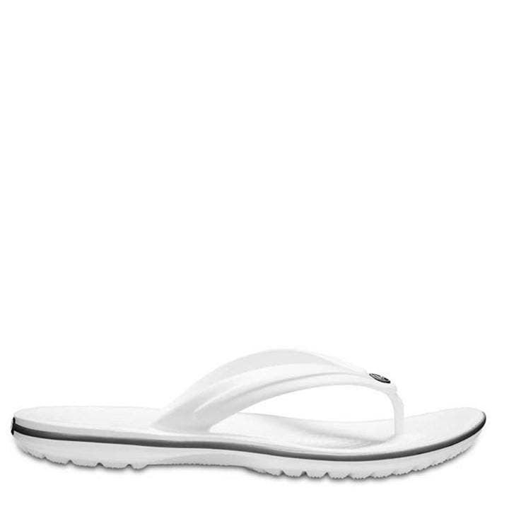Crocs Men's White Cband Flip Flops in Size 6, Sports Direct