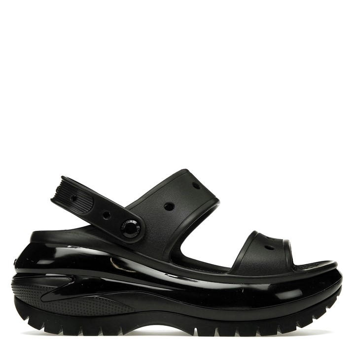 Crocs Men's Black Flat Sandals in Size 6, Sports Direct