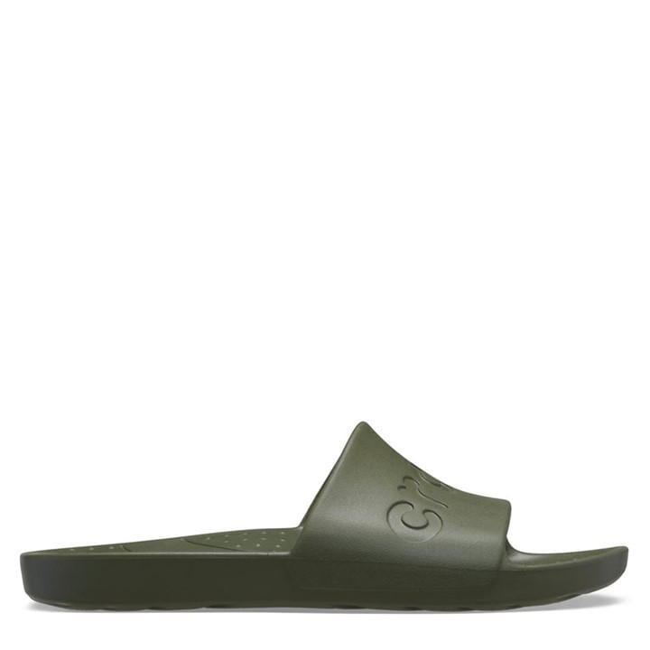 Crocs  Green Pool Sliders in Size 9, Sports Direct