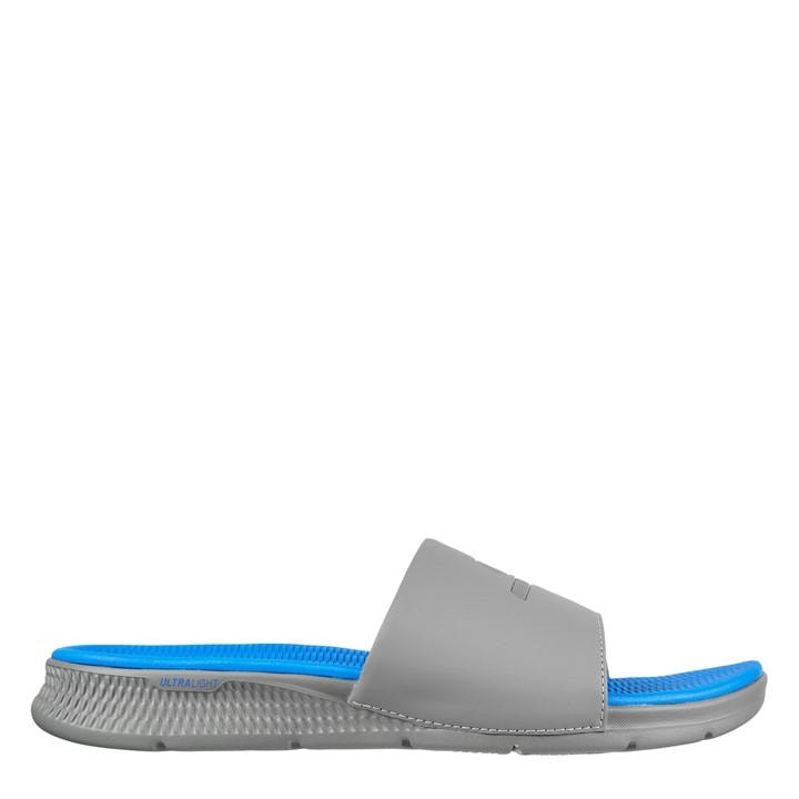 Skechers Men's Grey Flat Sandals in Size 7, Sports Direct