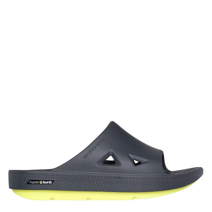 Skechers Men's Grey Dual Density Premium Arch Fit Hyper Sliders in Size 7, Sports Direct