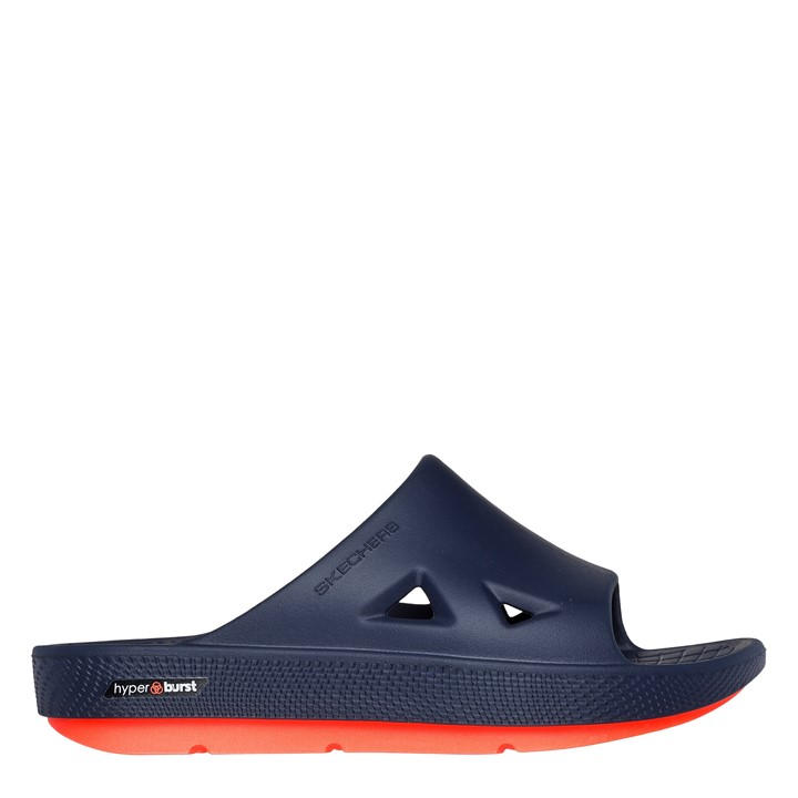 Skechers Men's Blue Dual Density Premium Arch Fit Hyper Sliders in Size 7, Sports Direct