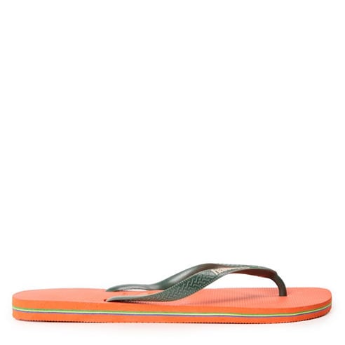 Havaianas - Men's Hav Brasil Logo Ruby Red Flip Flops