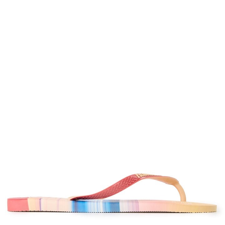Havaianas Men's Beige Top Print Flip Flops in Size 9.5, Sports Direct