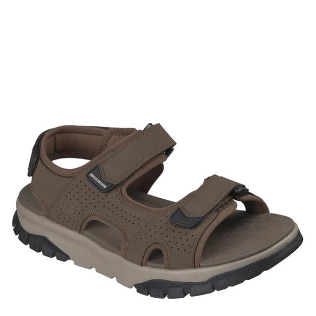 Brown - Skechers - Men's Flat Sandals