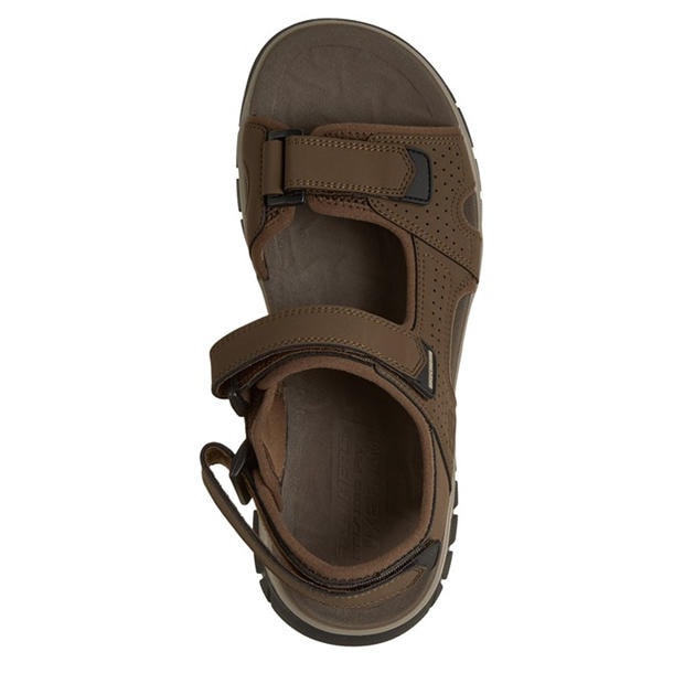 Brown - Skechers - Men's Flat Sandals
