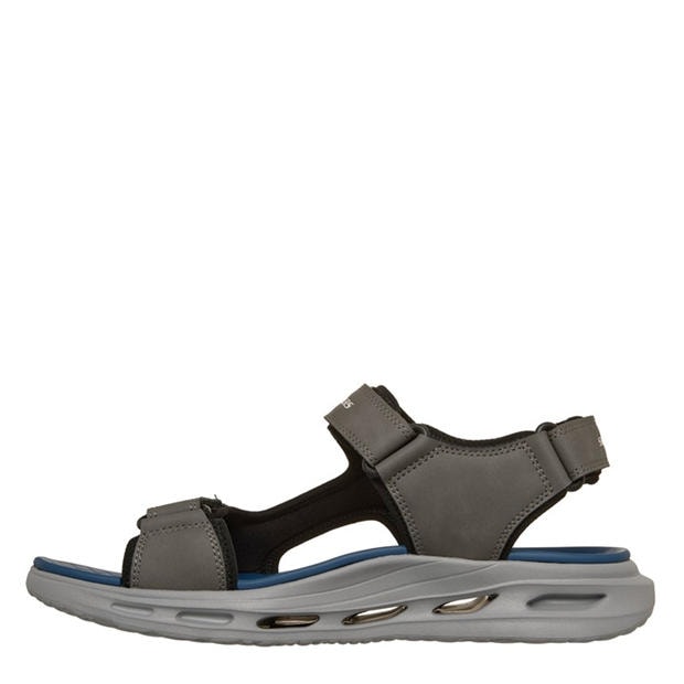 Charcoal - Skechers - Men's Flat Sandals