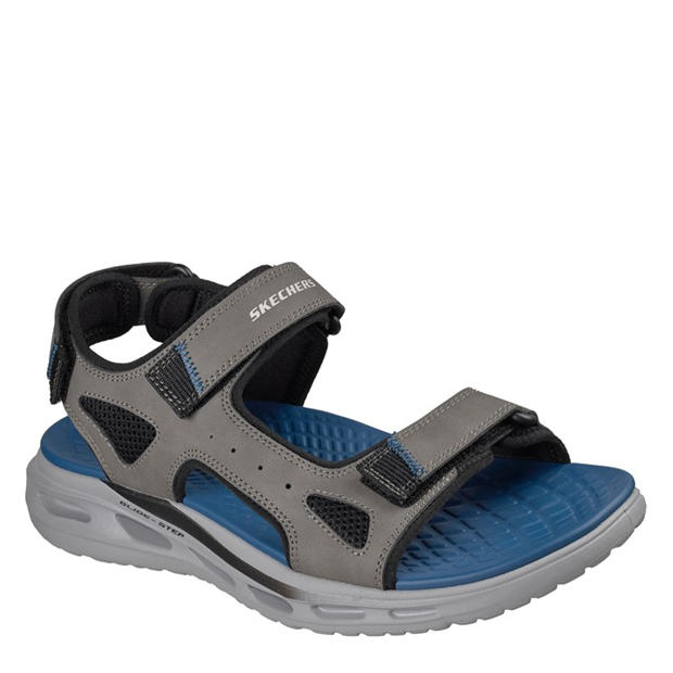 Charcoal - Skechers - Men's Flat Sandals