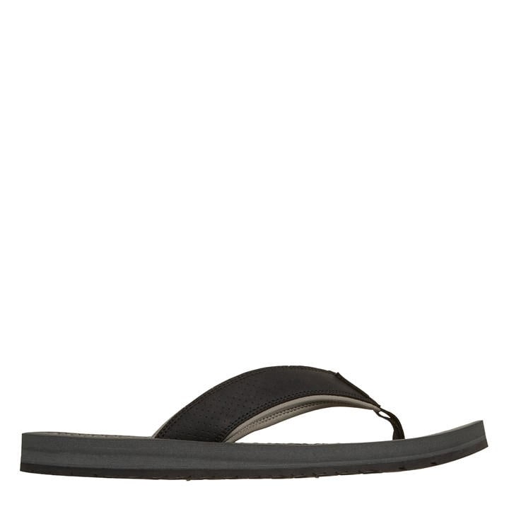Skechers Men's Black Flat Sandals in Size 8, Sports Direct