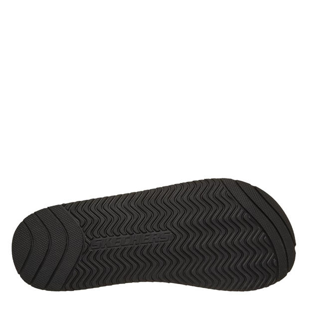 Black - Skechers - Men's Flat Sandals