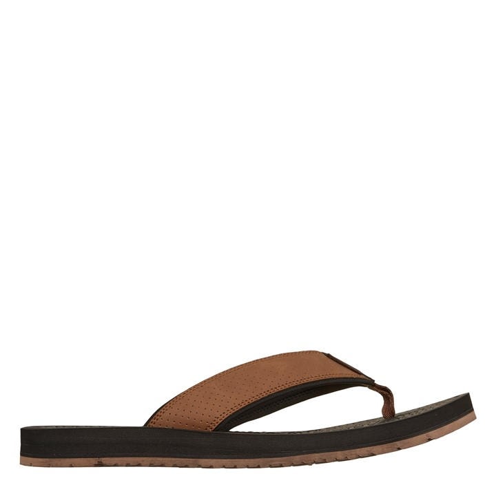 Skechers Men's Brown Flat Sandals in Size 9, Sports Direct