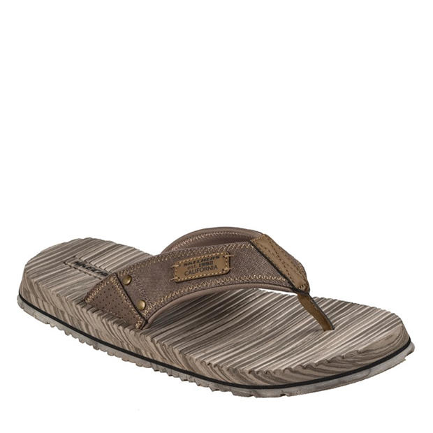 Brown - Skechers - Men's Flat Sandals
