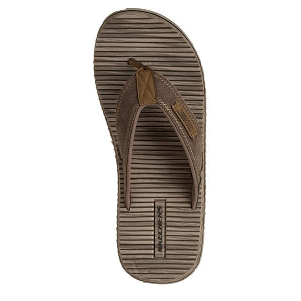 Brown - Skechers - Men's Flat Sandals