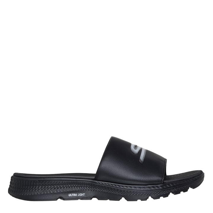 Skechers Men's Black Go Consistent Sandal Flat Sandals in Size 10, Sports Direct