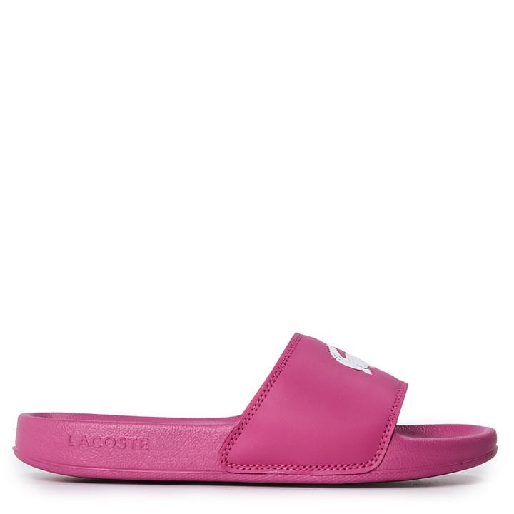 Lacoste Women's Pink Serve Sliders in Size 4, Sports Direct