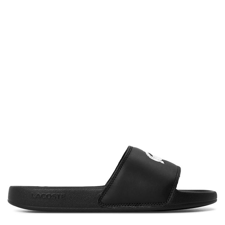 Lacoste Women's Black Serve Sliders in Size 7, Sports Direct