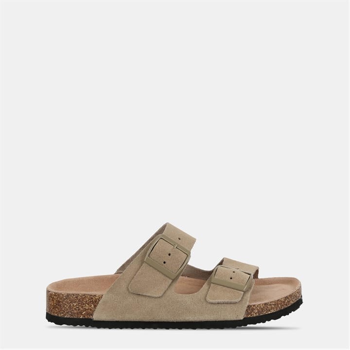 Jack Wills Women's Neutral Jw Cork Strap Flat Sandals in Size 8, Sports Direct