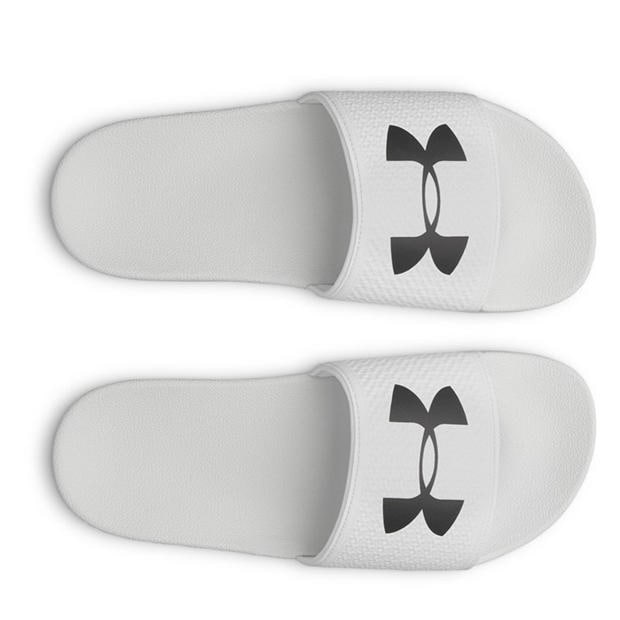 White/Black - Under Armour - Women's Pool Sliders
