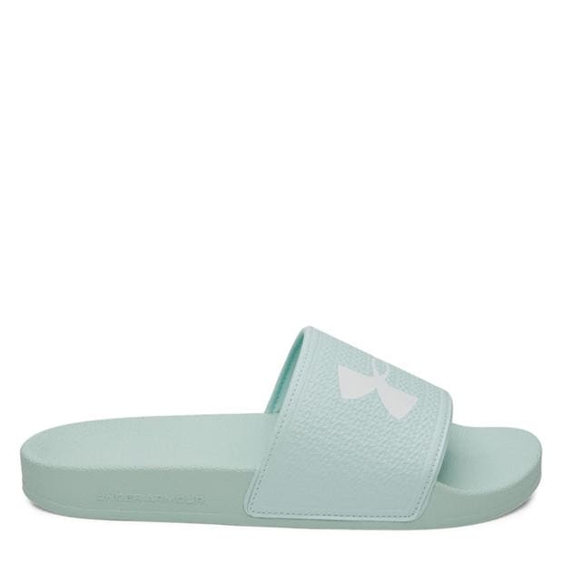 Mint/White - Under Armour - Women's Pool Sliders