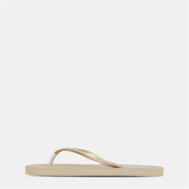 Gold - Jack Wills - Womens JW Flop Flip Flops